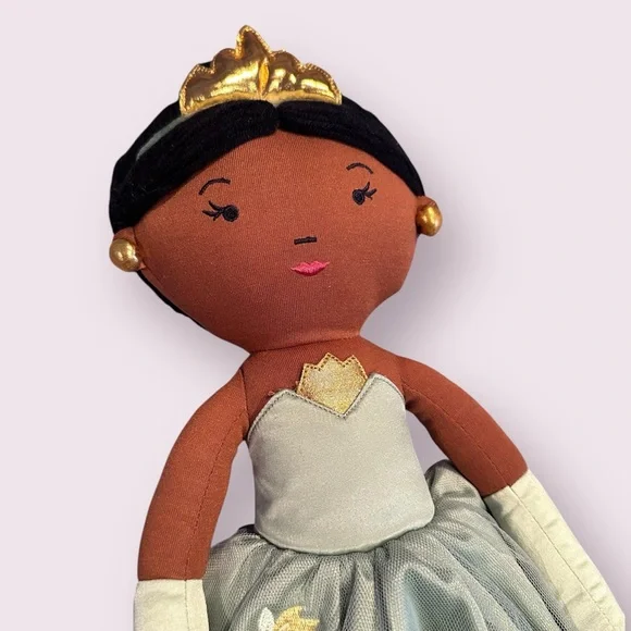 NWT Disney Pillowfort Tiana Princess And The Frog Throw Pillow Doll Toy 20" - Picture 4 of 10